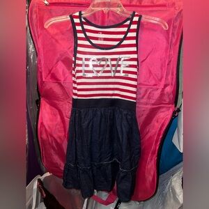 Patriotic denim dress